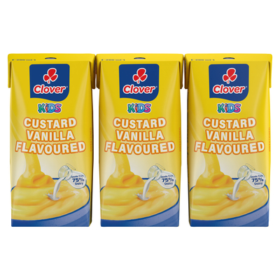 Clover Classic Vanilla Flavoured Custard 6 x 200ml