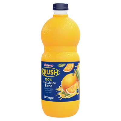 Clover Krush Fruit Juice Blend 100% Orange 1.5L
