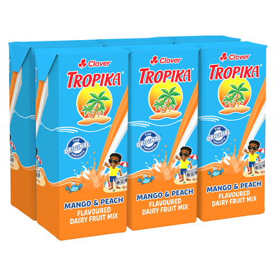 Tropika Long Life Mango Peach 200ml x 6