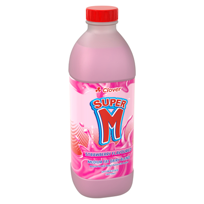 Super M Strawberry Milk 1L